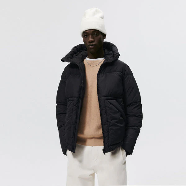 691B9DA8-332A-43AB-A67D-584DFEDFB368.jpg Zara puffer olive and black - Image 1