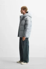 Zara men's puffy hooded jacket - Image 6