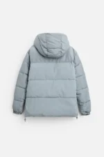 Zara men's puffy hooded jacket - Image 4