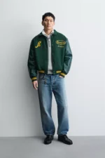 Zara Boston baseball Jacket - Image 4