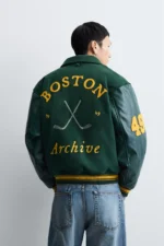 Zara Boston baseball Jacket - Image 5