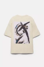 Short sleeve sweatshirt with graphic - Image 3