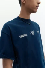 Blue STWD graphic T-shirt - Image 5