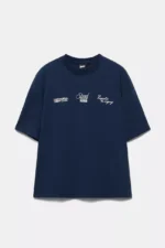 Blue STWD graphic T-shirt - Image 3