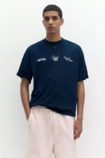Blue STWD graphic T-shirt