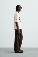 WASHED PRINT T-SHIRT Zara - Image 5