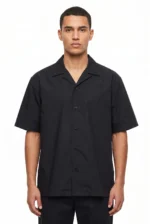 Zara Short Sleeve Shirt linen Black