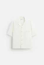 Zara Dnwr Box Fit Short Sleeve Shirt - Image 4