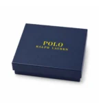 OLO RALPH LAUREN Embossed Logo Leather Bifold Wallet Men - TAN - Image 4