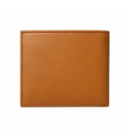 OLO RALPH LAUREN Embossed Logo Leather Bifold Wallet Men - TAN - Image 3