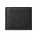 POLO RALPH LAUREN Logo Leather Bifold Wallet Men - BLK