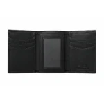 POLO RALPH LAUREN Logo Leather Trifold Wallet Men - BLK - Image 2